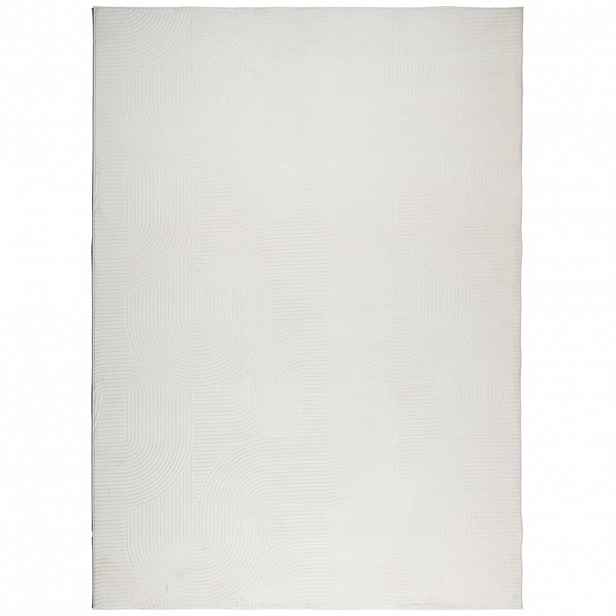 vidaXL Koberec IZA krátký vlas skandinávský vzhled krémový 240x340 cm