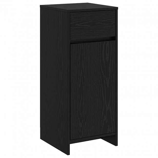 vidaXL Koupelnová skříň Černý dub 35 x 36,5 x 85 cm Kompozitní dřevo