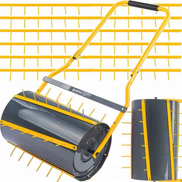 Zahradní válec na Trávy Provzdušňovač trávníku Ubijak půdy Země 35L 50CM Hroty