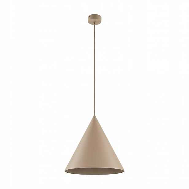 Závěsná lampa Cono L sabia béžová 1xE27 Kužel Do Kuchyně Minimalistická