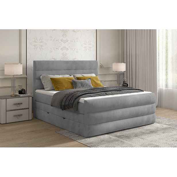 Boxspring Cande Rozměr: 160 x 200 cm, látka: Monolith 85