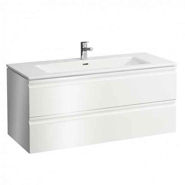 Laufen Pro S - Skříňka s umyvadlem, 120x55x50 cm, 2 zásuvky, matná bílá H8619674631041