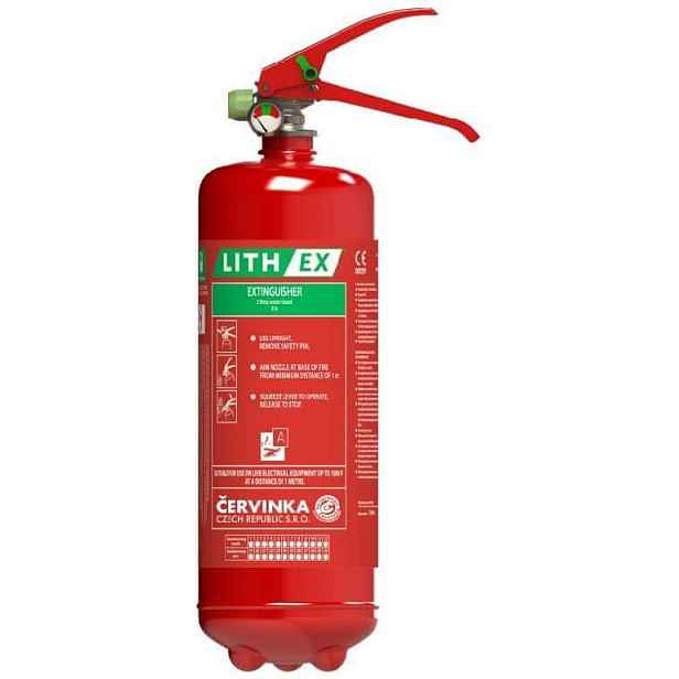 Přístroj hasicí Červinka Lith EX 2 l