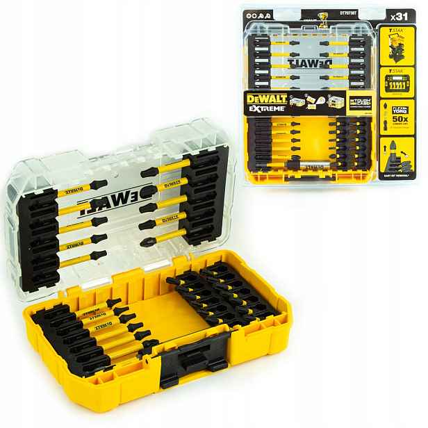 Sada úderových bitů 31 dílů Dewalt DT70738T