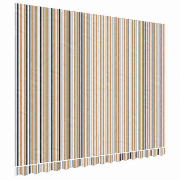 vidaXL Náhradní plachta na markýzu vícebarevná 400 x 300 cm polyesterová