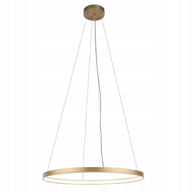 Závěsná lampa Shilo Agari Led 54W Ø87 cm zlatá, stmívatelná, IP20