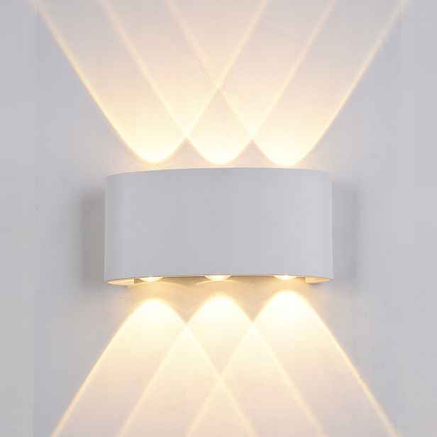 Gilberto Zahradní nástěnné svítidlo Bílé Moderní Led 6W 3000K 420lm IP54