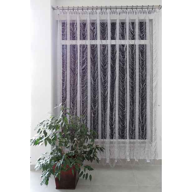 Mg Záclona Šňůrky Síť 11 200-250x250 cm popel