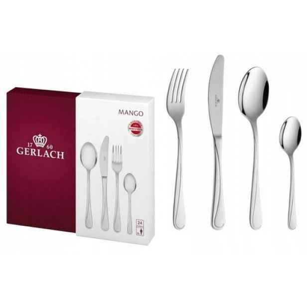 příbory Gerlach Mango 24 el. ocel 18/10 lesk pro 6 osob krabička