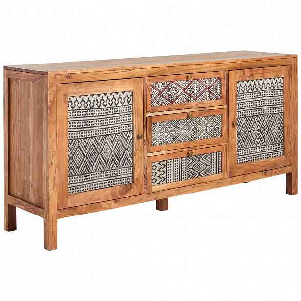 Livetastic ŠIROKÁ KOMODA, akácie, barvy akácie, 160/78/42 cm - Komody na nožičkách - 001071007501
