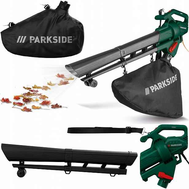 Elektrický síťový foukač vysavač 3v1PARKSIDE Pls 2600 B2