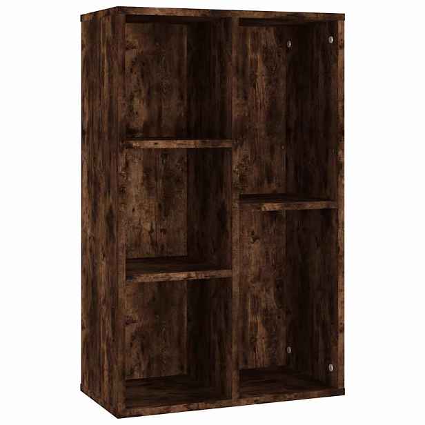 vidaXL Knihovna/příborník kouřový dub 50 x 25 x 80 cm kompozitní dřevo