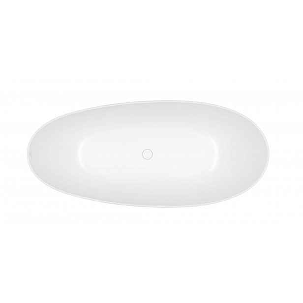 Villeroy & Boch Antao - Volně stojící vana 170x75 cm, Quaryl, Stone White UBQ170TAO7V-RW