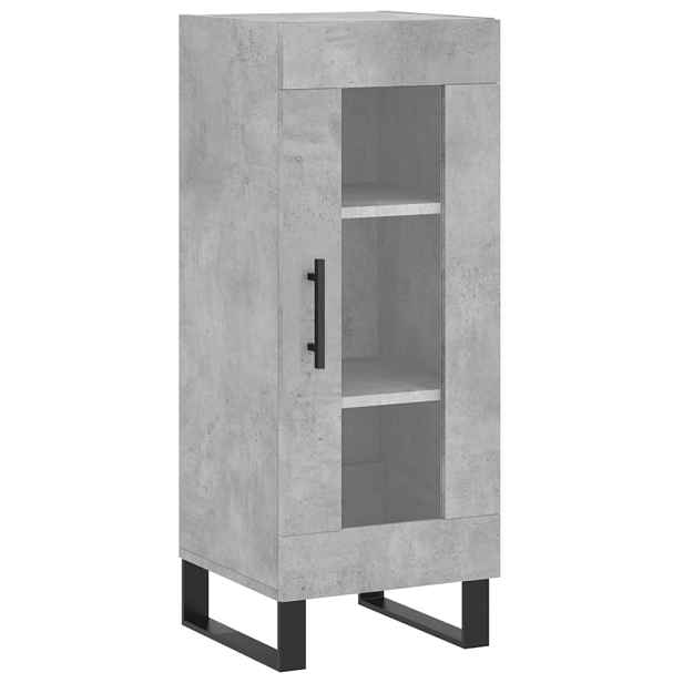 vidaXL Příborník betonově šedý 34,5 x 34 x 90 cm kompozitní dřevo