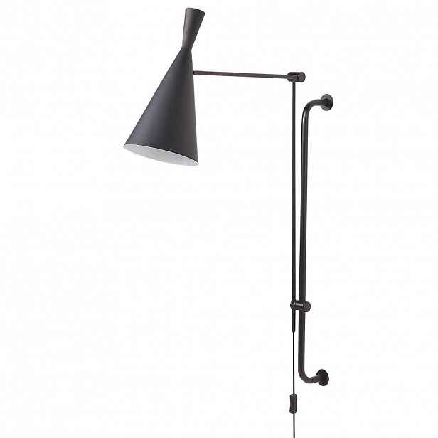 Beliani NÁSTĚNNÁ LAMPA Černá Marisa