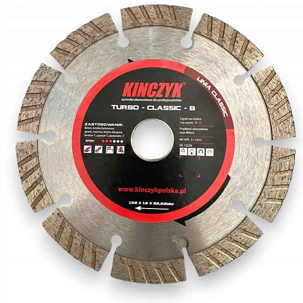 Kińyk Diamantový Kotouč Turbo Classic-b 150 MM