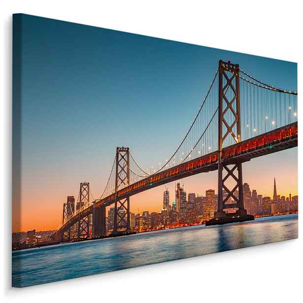 MyBestHome BOX Plátno Most Bay Bridge Varianta: 70x50