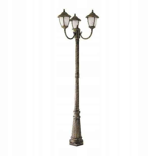 Stylová venkovní lampa pro zahradní sloupek značky Rabalux