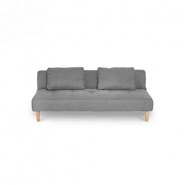 Světle šedá rozkládací pohovka loomi.design Matylda