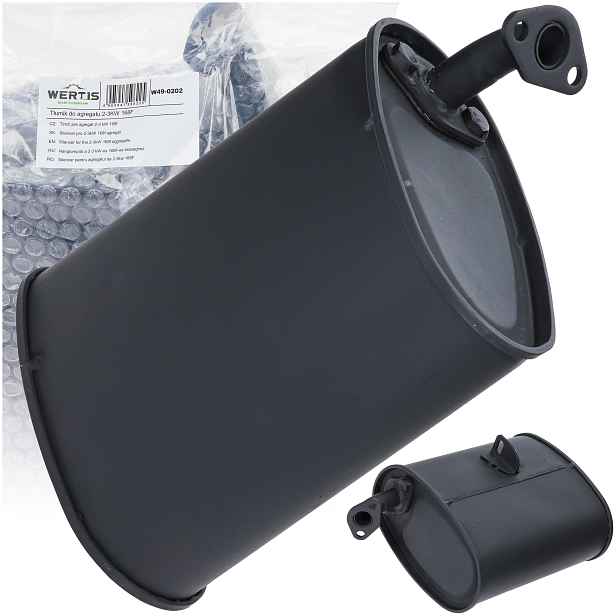 Tlumič Pro Elektrocentrálu Výfuku 168F GX160 GX200 Kraft Kipor 300 mm