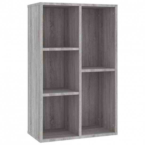 vidaXL Knihovna/příborník šedá sonoma 50 x 25 x 80 cm kompozitní dřevo