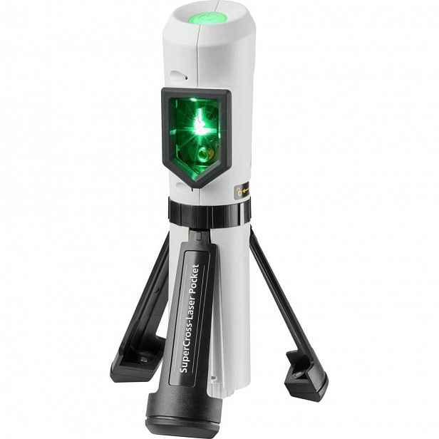 Křížový laser Laserliner SuperCross-Laser Pocket Zelená Usb-c Dosah 40 m