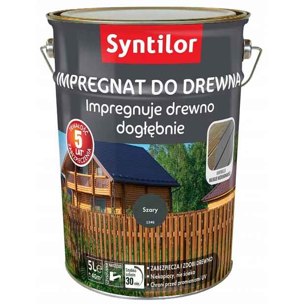 Syntilor Impregnát Na Dřevo 5 L Zelený