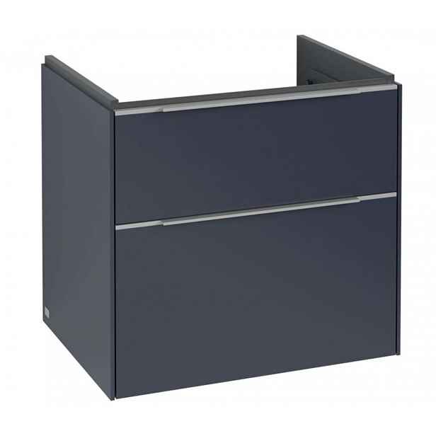 Villeroy & Boch Subway 3.0 - Umyvadlová skříňka, 62x58x48 cm, 2 zásuvky, Marine Blue C57600VQ