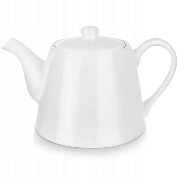 Porcelánová konvice na kávu a čaj, bílá, 2 l