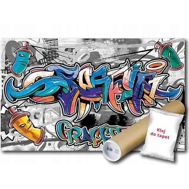 Vinylová Fototapeta Graffiti Grafika Umění Street Art Nápis Sprej 312x219