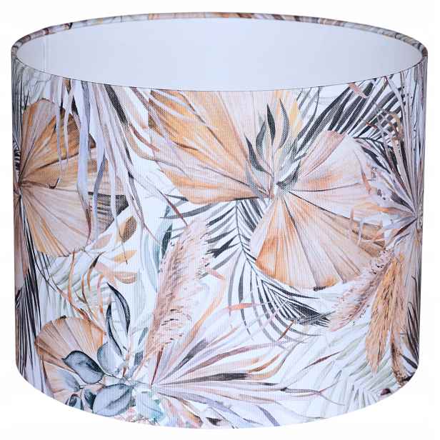 Boho Listy Abažur E27 Zavinovací Okraje válec stínidlo na lampu 25 cm Primavera