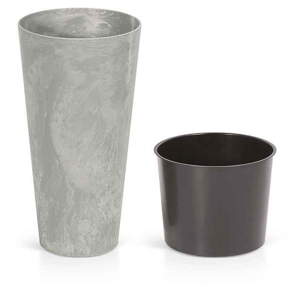 Minimalistický květináč Tubus Slim Effect 30xh58 cm Beton