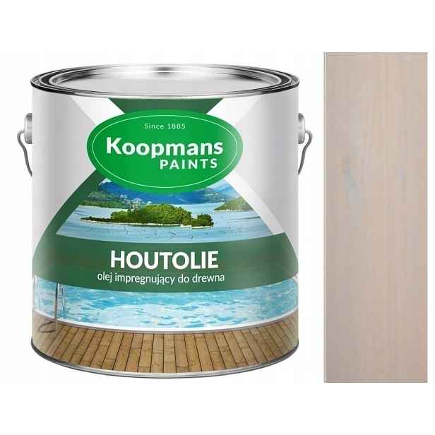Koopmans Houtolie Uv 5 L Impregnační Olej Na Dřevo 020 Šedý Sardinský