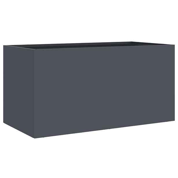 vidaXL Truhlík antracitový 62 x 30 x 29 cm ocel