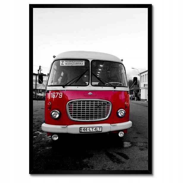 Plakáty v rámu 50x70 Červený Jelcz Okurka