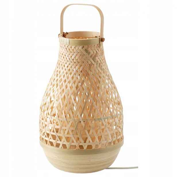 Ikea Misterhult Ruční stolní lampa bambus/ratan