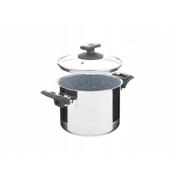 Kolimax Cerammax Pro Comfort hrnec s poklicí 18cm 3,0l, granit šedá