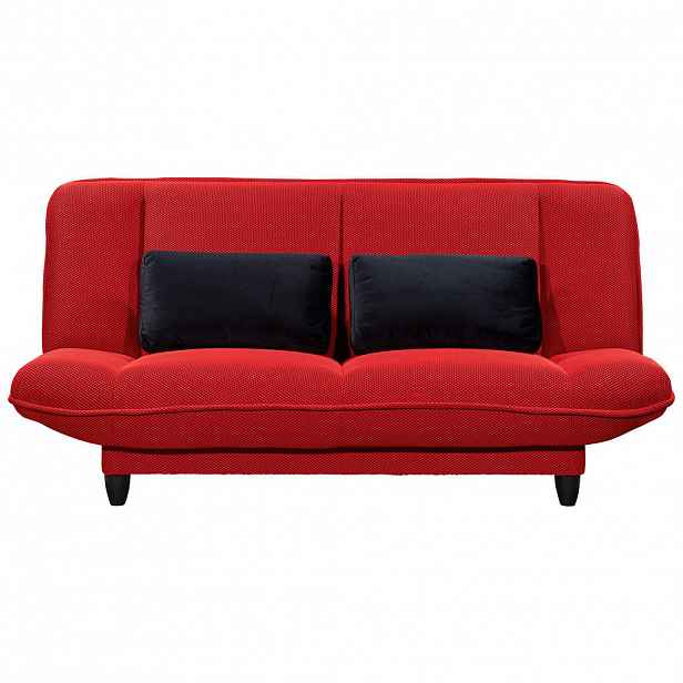 MID.YOU ROZKLÁDACÍ POHOVKA, textil, červená