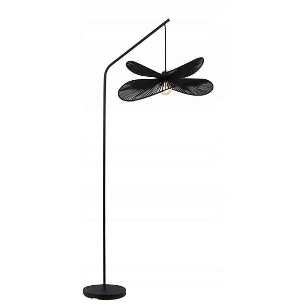 Stojací Lampa Loft Černá Dvojité Stínidlo 50 CM E27 Minimalistická Elegantní
