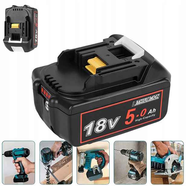 18V 5 Ah Akumulátor, lithium-iontový akumulátorový nástroj