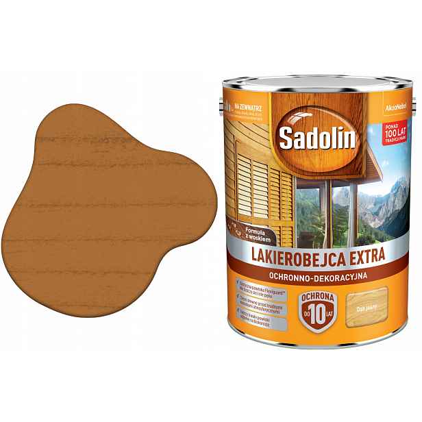 Sadolin Výkonná lakovací lazura na dřevo Extra Dub světlý 5L