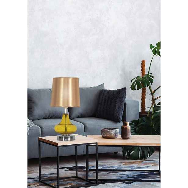 Aladinova 35cm jantarová stolní lampa