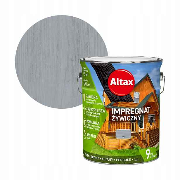 Altax Pryskyřičný Impregnat 4,5L Šedý