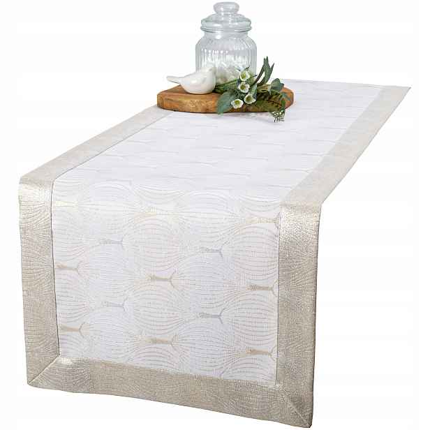 Šitý běhoun s manžetou 5 cm LZS-33022 40x220 cm