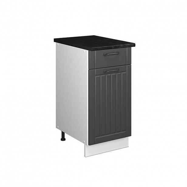 Vicco SPODNÍ SKŘÍŇKA PRO DŘEZ/VARNOU DESKU Fame-Line, Tmavě šedá/Bílá, 40 cm, PD Antracit