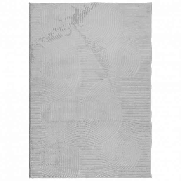 vidaXL Koberec IZA krátký vlas skandinávský vzhled šedý 120 x 170 cm