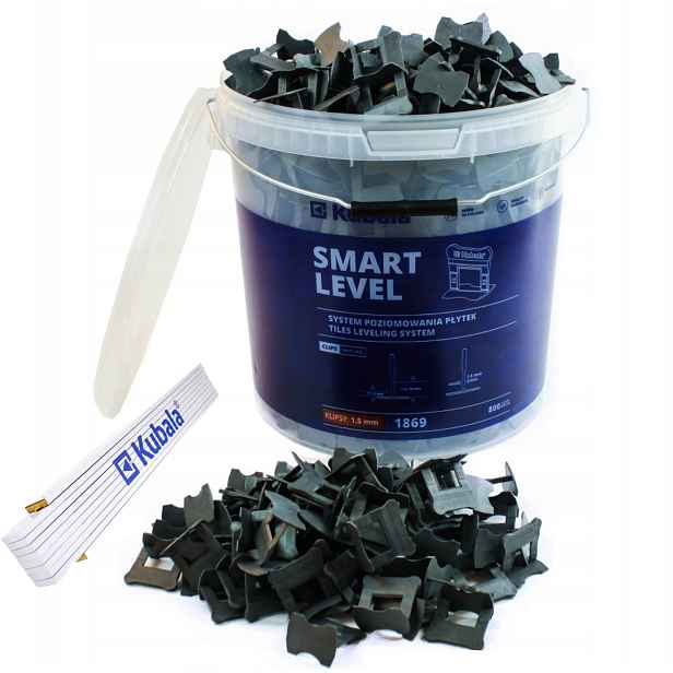 Kubala Smart Level Klipsy Pro Vyrovnávání Dlaždic 1,5 mm 800 kusů Dárek