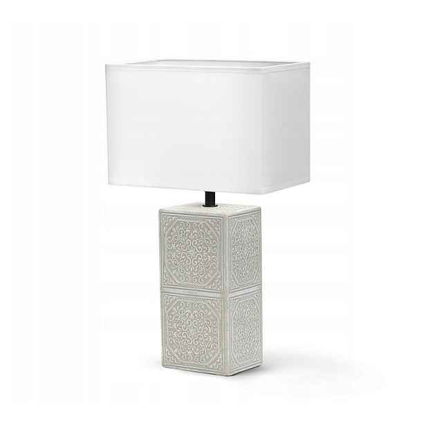 Noční lampa Aigostar keramická E14 bílá