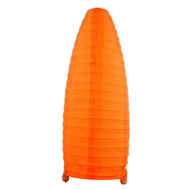 Papírová stolní lampa oranžová Papyrus