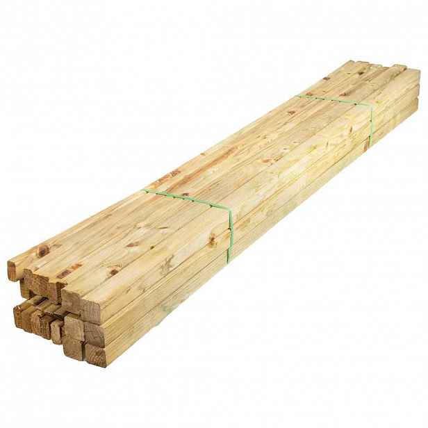 vidaXL Klec pro kuřata 4,5 x 1,5 x 2 m impregnovaná borovice